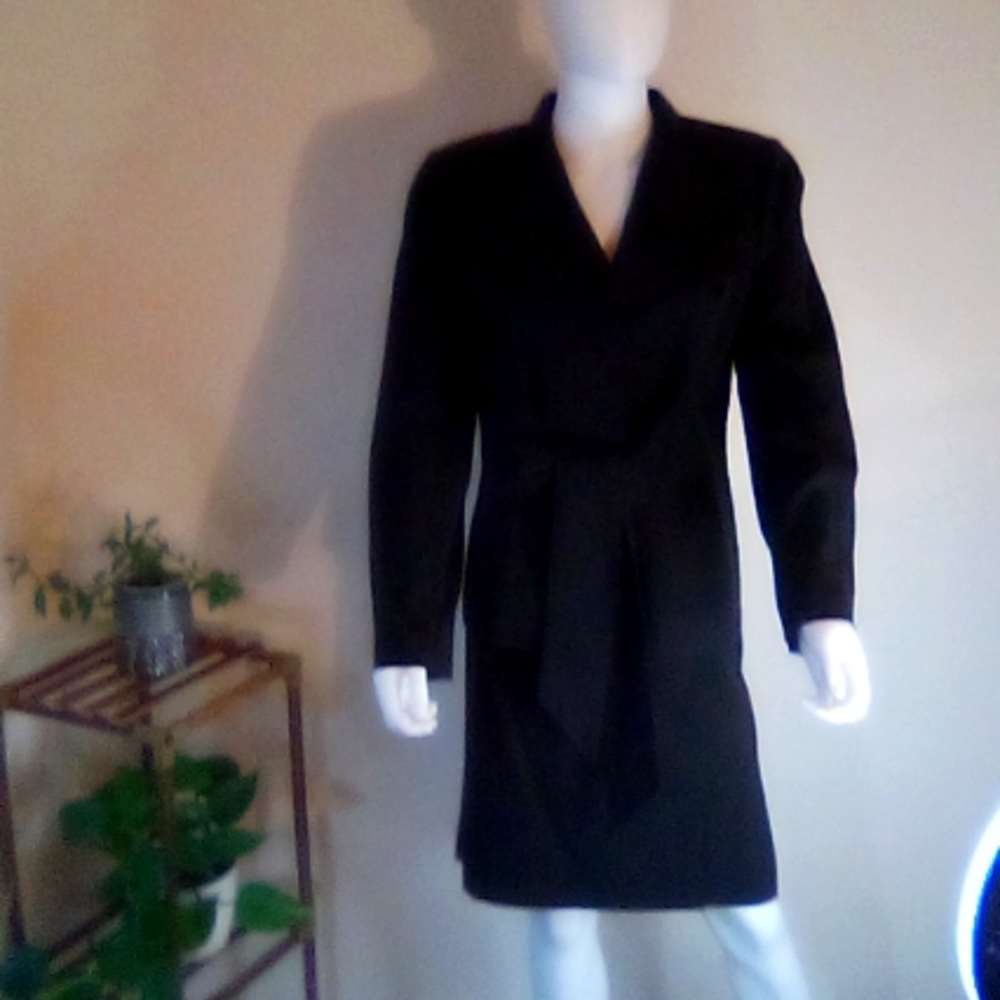 Midnight Velvet skirt suit size 12, black in color.